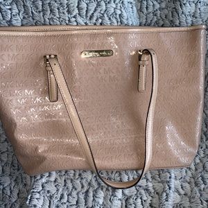Michael Kors rubber logo medium tote